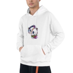 Bold Punk Graphic Hoodie for Men & Women – Comfortable Long Sleeve Sweatshirt with Hood & Pocket